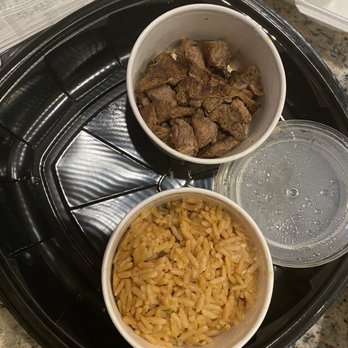 Texas Roadhouse - Kids steak bites and seasoned rice - Steakhouses Near Me - Tomball, Texas
