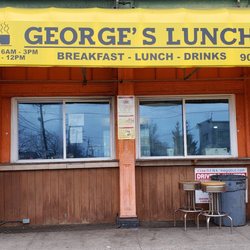 George's Lunch - Street view.
