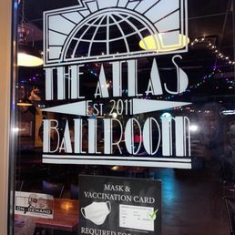 Exterior outside entrance of The Atlas Ballroom - Bloomington, Indiana Exterior outside entrance of The Atlas Ballroom - Bloomington, Indiana
