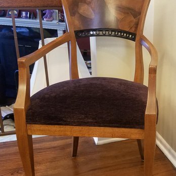 Time Treasures - Refinished wood, added laminate and reupholstered. - Furniture Reupholstery Near Me - Chicago, Illinois