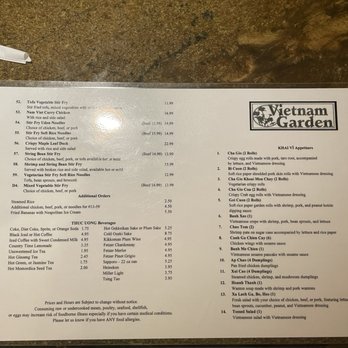 Vietnam Garden - Menu - Vietnamese Near Me - Virginia Beach, Virginia