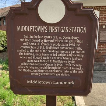 Middletown's First Gas Station - Landmarks & Historical Buildings Near Me - Middletown, Kentucky