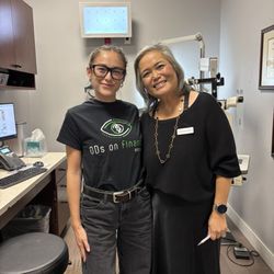 Del Rey Optometry - Dr. Kris and I! Awesome office and great experience