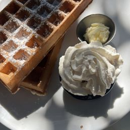 Belgian waffle yum Belgian waffle yum