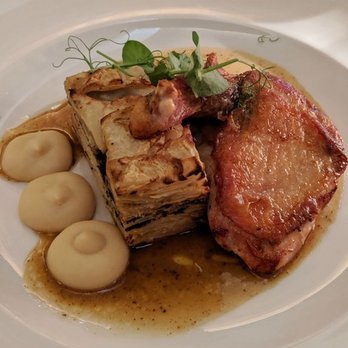 Kogel Mogel - Fried breast of guinea fowl with delicate truffle sauce and celeriac casserole - Polish Near Me - Kraków, Massachusetts Kogel Mogel - Fried breast of guinea fowl with delicate truffle sauce and celeriac casserole - Polish Near Me - Kraków, Massachusetts
