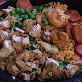 El Pollo Loco - Chicken, shrimp and sausage paella bowl - Mexican Near Me - Hayward, California
