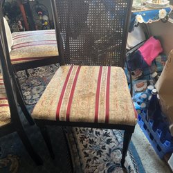 Tri-State Caning & Furniture Restoration - Completely recaned the chair perfectly matching color and even the period feel.
