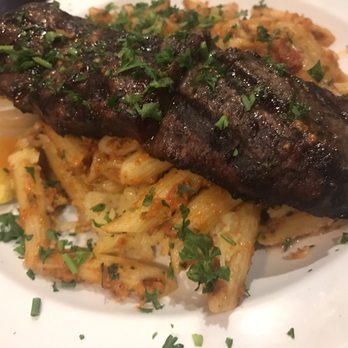 Dr Grubb's - Steak, pasta, apple garlic. BOMB. - American Near Me - Claremont, California Dr Grubb's - Steak, pasta, apple garlic. BOMB. - American Near Me - Claremont, California