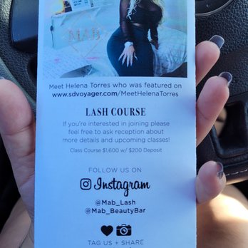 MAB Beauty Bar - Her Instagram is awesome and she responds to DM's - Eyelash Service Near Me - Oceanside, California