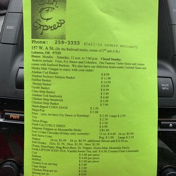 Fish Express - Restaurants Near Me - Lebanon, Oregon Fish Express - Restaurants Near Me - Lebanon, Oregon