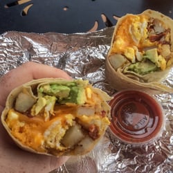 IVFC Downtown Market - Bacon Breakfast Burrito - Good size and I enjoyed it, can get breakfast anytime of day which is nice. Would order again.