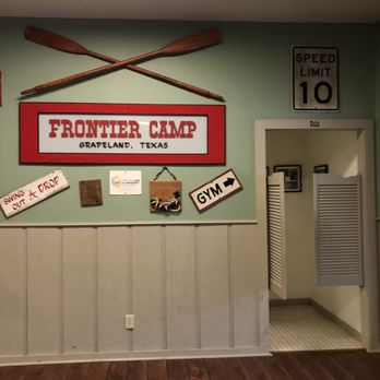 Frontier Camp - Inside the registration hall - Summer Camps Near Me - Grapeland, Texas