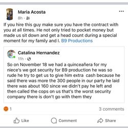 B9 Productions - Family reviews.