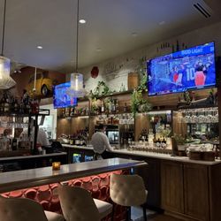 A partial view of their big and inviting bar.