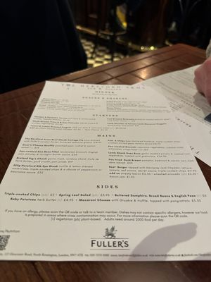 Menu photo 3 Hereford Arms London, XGL Menu photo 3 Hereford Arms London, XGL
