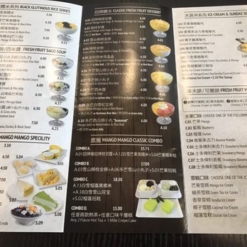 Mango Mango Dessert - Togo menu - Desserts Near Me - Plano, Texas