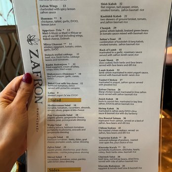 Zafron Restaurant - Menu sept 2022 - Persian/Iranian Near Me - Sandy Springs, Georgia Zafron Restaurant - Menu sept 2022 - Persian/Iranian Near Me - Sandy Springs, Georgia