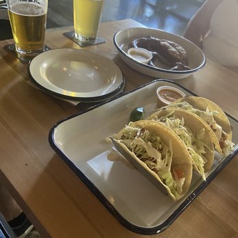 Tam Commons Taproom & Kitchen - Fish tacos and a pretzel. - Burgers Near Me - San Rafael, California Tam Commons Taproom & Kitchen - Fish tacos and a pretzel. - Burgers Near Me - San Rafael, California