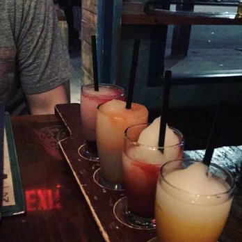 Ho' Brah a Taco Joint - Frozen margarita flight - Mexican Near Me - Brooklyn, New York Ho' Brah a Taco Joint - Frozen margarita flight - Mexican Near Me - Brooklyn, New York