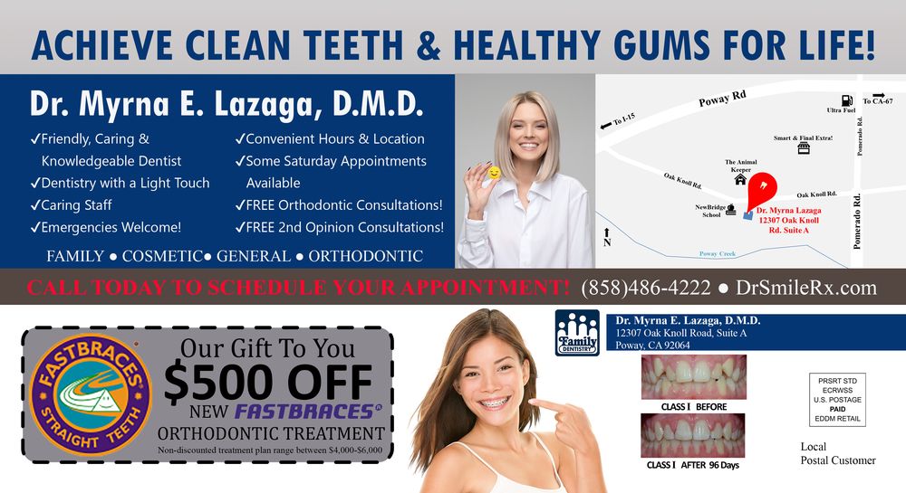 MYRNA E LAZAGA, DMD Updated September 2024 12307 Oak Knoll Rd