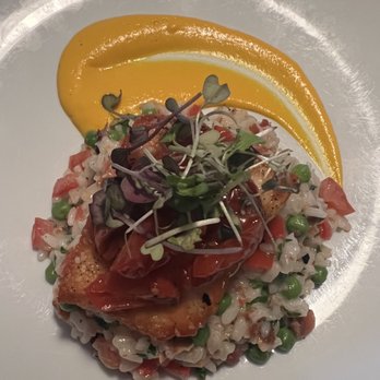 Cafe Loren - Pan Seared Halibut - New American Near Me - Avalon, New Jersey