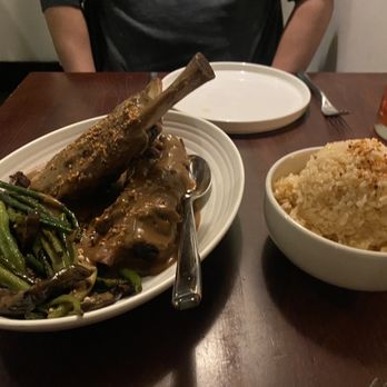 Musang Seattle - Kare kare short rib and garlic rice - Filipino Near Me - Seattle, Washington