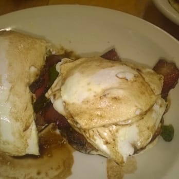 The Sisters Restaurant - Eggs benedict with pesto, bacon, and balsamic vinegar - Sandwiches Near Me - Everett, Washington The Sisters Restaurant - Eggs benedict with pesto, bacon, and balsamic vinegar - Sandwiches Near Me - Everett, Washington