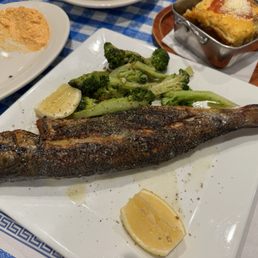 Grilled Bronzino
