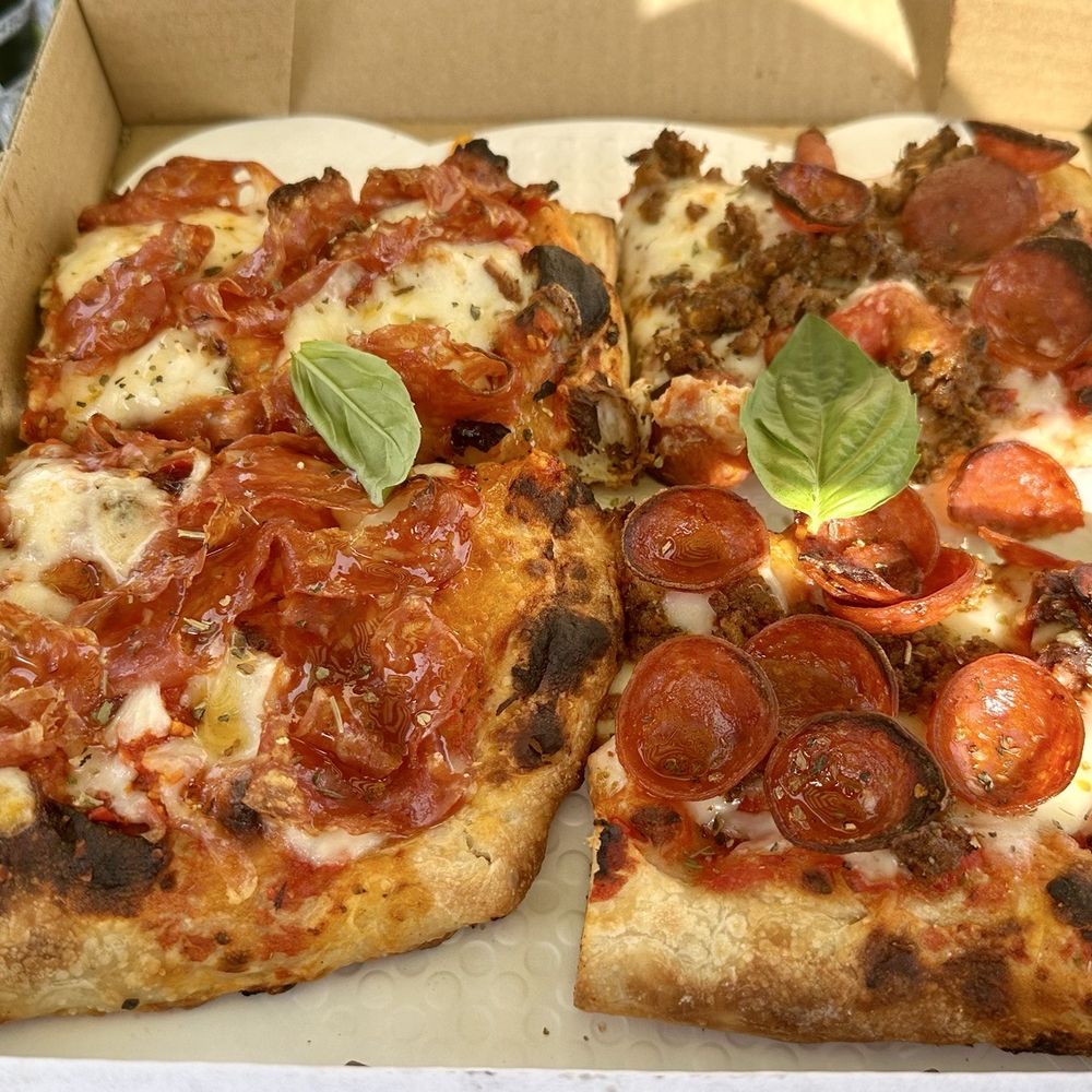 Fire Fresh Pizza - The Bee Sting & Meat Your Maker. :) - Pizza Near Me - San Dimas, California Fire Fresh Pizza - The Bee Sting & Meat Your Maker. :) - Pizza Near Me - San Dimas, California