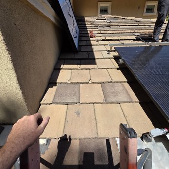 Sunrun Solar - Cracked, chipped tiles, silicone faulty inadequate repair attempts, mismatch replacement tiles - Solar Installation Near Me Sunrun Solar - Cracked, chipped tiles, silicone faulty inadequate repair attempts, mismatch replacement tiles - Solar Installation Near Me