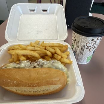 Lakeview Serious Sandwiches - 1/2 Philly Combo and cappuccino - Sandwiches Near Me - Winter Park, Florida Lakeview Serious Sandwiches - 1/2 Philly Combo and cappuccino - Sandwiches Near Me - Winter Park, Florida