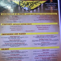 Burgie's - They do half orders too!