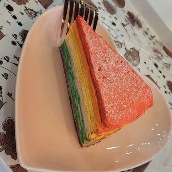 Somemore LA - Rainbow Crepe Cake - Desserts Near Me - Los Angeles, California Somemore LA - Rainbow Crepe Cake - Desserts Near Me - Los Angeles, California
