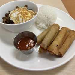 NaGemmas Filipino Cuisine - Lumpia and Sisig