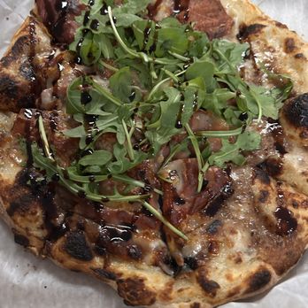 Appleseeds Restaurant - Prosciutto, cheese and arugula pizza with balsamic glaze. - New American Near Me - Leominster, Massachusetts Appleseeds Restaurant - Prosciutto, cheese and arugula pizza with balsamic glaze. - New American Near Me - Leominster, Massachusetts