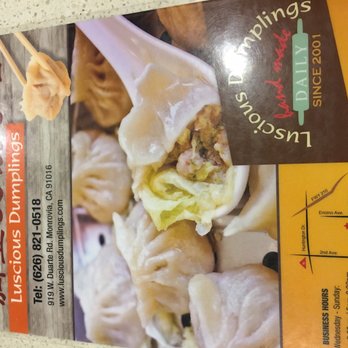 Luscious Dumplings - Menu - Noodles Near Me - Monrovia, California Luscious Dumplings - Menu - Noodles Near Me - Monrovia, California
