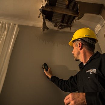 ServiceMaster Metropolitan - Water Mitigation - taking moisture reading. - Drywall Installation & Repair Near Me - Haledon, New Jersey ServiceMaster Metropolitan - Water Mitigation - taking moisture reading. - Drywall Installation & Repair Near Me - Haledon, New Jersey