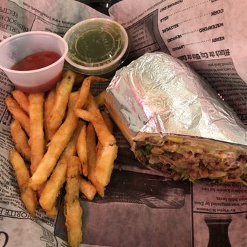 Kinyobi - Bulgogi burrito with tiny bit of fries - Korean Near Me - Hackensack, New Jersey