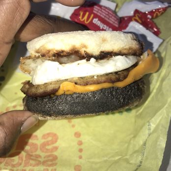 McDonald's - Burnt Sausage Mc Muffin - Fast Food Near Me - Indio, California McDonald's - Burnt Sausage Mc Muffin - Fast Food Near Me - Indio, California