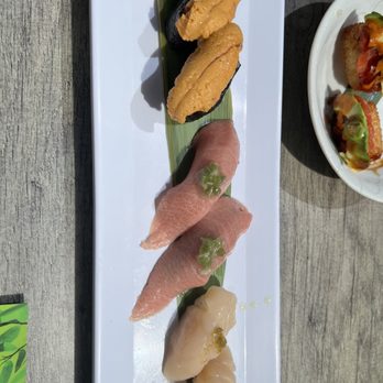 Sushi Beluga -Long Beach - Uni was high quality, Toro was outstanding, and scallop was sweet and salty but not overwhelming. Highly recommend all of these! - Japanese Near Me - Long Beach, California Sushi Beluga -Long Beach - Uni was high quality, Toro was outstanding, and scallop was sweet and salty but not overwhelming. Highly recommend all of these! - Japanese Near Me - Long Beach, California