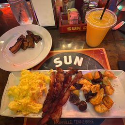 Didn't get the waffle in this picture but that OJ is amazing! Didn't get the waffle in this picture but that OJ is amazing!