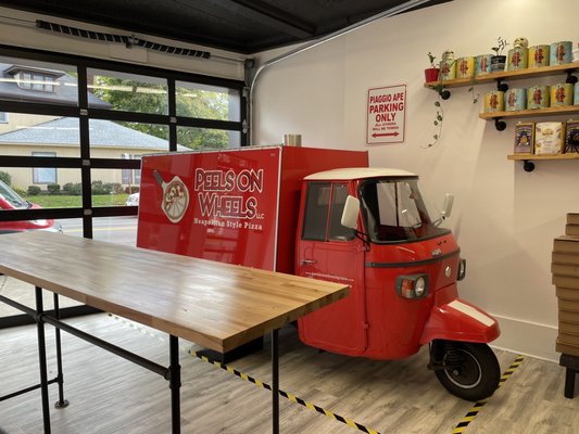 Peels On Wheels Pizza Garage by null