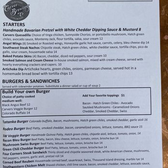 Carver Brewing Co. - Limited menu - New American Near Me - Durango, Colorado Carver Brewing Co. - Limited menu - New American Near Me - Durango, Colorado