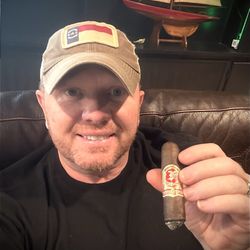Cigar & Smokeshop of Easton - Me pretty happy with the lounge and my cigar selection. My father Fonseca.