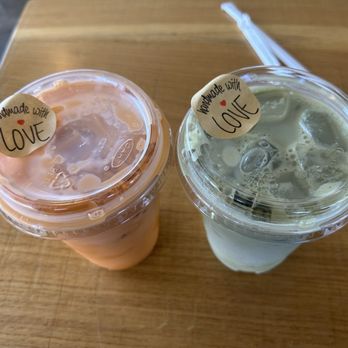 Lokal Sandwich + Burger Bar - Thai Iced Tea and Matcha Iced Latte - Sandwiches Near Me - Venice, California Lokal Sandwich + Burger Bar - Thai Iced Tea and Matcha Iced Latte - Sandwiches Near Me - Venice, California