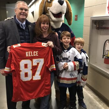Stormont Vail Events Center - TOPEKA Pilots!!! Ace, Mr. Hunt and winner of Chiefs jersey! Mr. Hunt welcome the fans as they arrive!!! Awesome experience, great family! - Skating Rinks Near Me - Topeka, Kansas Stormont Vail Events Center - TOPEKA Pilots!!! Ace, Mr. Hunt and winner of Chiefs jersey! Mr. Hunt welcome the fans as they arrive!!! Awesome experience, great family! - Skating Rinks Near Me - Topeka, Kansas
