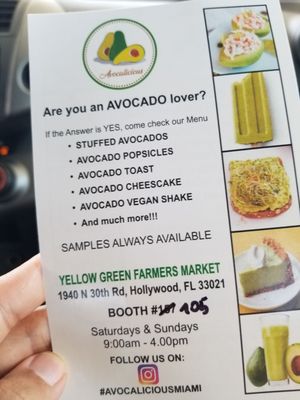 Menu photo 1 Avocalicious Hollywood, FL