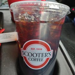 Scooter's Coffee - Cold Brew with sugar free caramel flavor