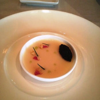 Michael Mina - DOMESTIC CAVIAR & WHITE ASPARAGUS, veuve clicquot yellow label, champagne - New American Near Me - Las Vegas, Nevada Michael Mina - DOMESTIC CAVIAR & WHITE ASPARAGUS, veuve clicquot yellow label, champagne - New American Near Me - Las Vegas, Nevada