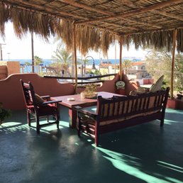 Covered patio with amazing views Covered patio with amazing views